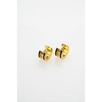 ted baker rolo: classic colour enamel roll huggie earrings