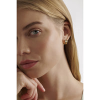 ted baker rolo: classic colour enamel roll huggie earrings