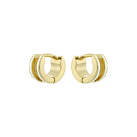 ted baker rolo: classic colour enamel roll huggie earrings