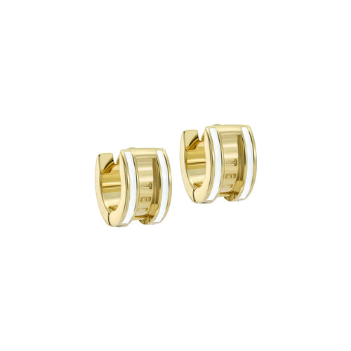 ted baker rolo: classic colour enamel roll huggie earrings