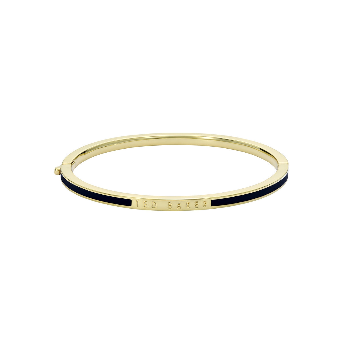 ted baker roley: classic colour enamel slim gold tone bangle bracelet