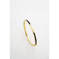 ted baker roley: classic colour enamel slim gold tone bangle bracelet