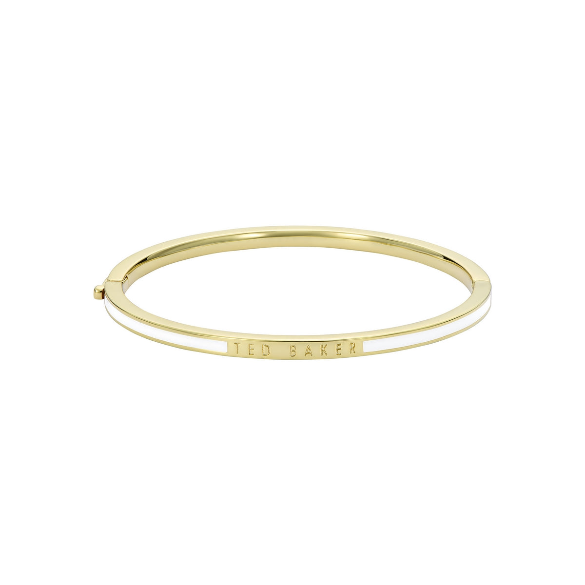 ted baker roley: classic colour enamel slim gold tone bangle bracelet