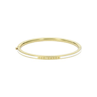 ted baker roley: classic colour enamel slim gold tone bangle bracelet