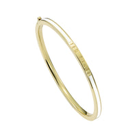 ted baker roley: classic colour enamel slim gold tone bangle bracelet
