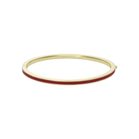 ted baker roley: classic colour enamel slim gold tone bangle bracelet