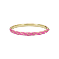 ted baker trinity: twist enamel hinged bangle bracelet
