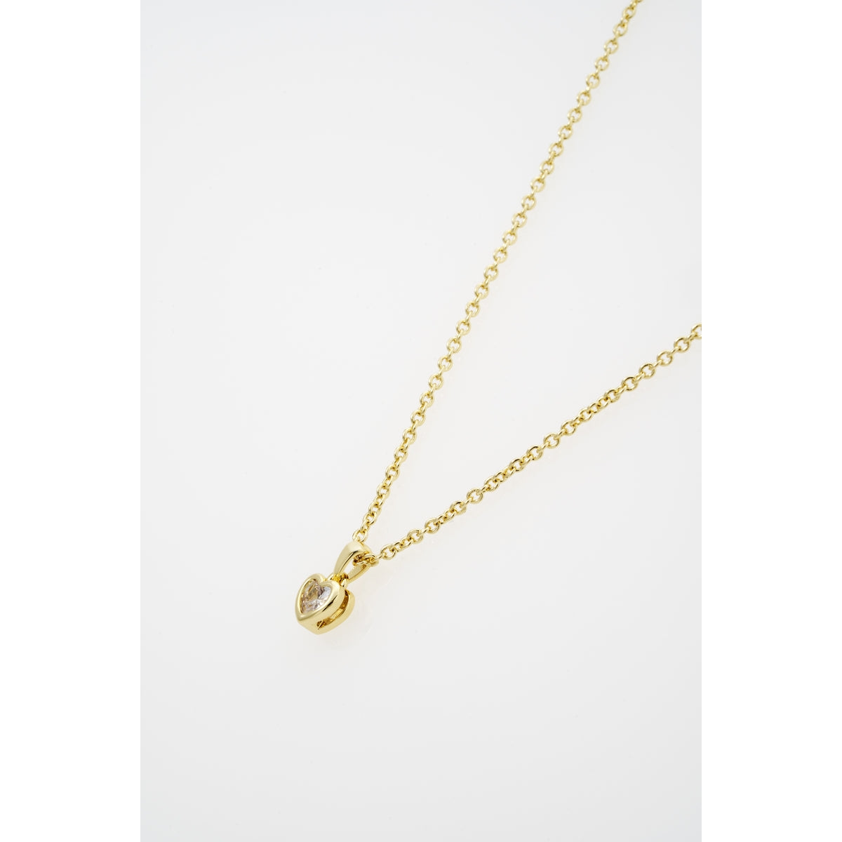 ted baker harlow: mini crystal heart pendant necklace  gold tone clear crystal