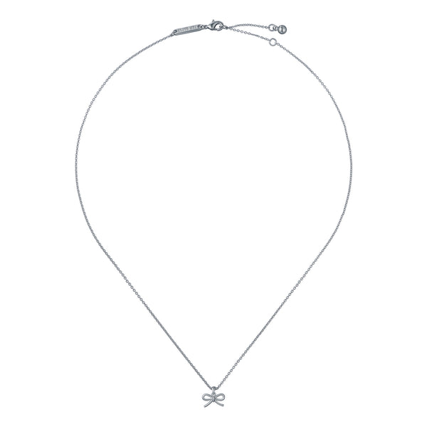 ted baker blaire: mini metal bow pendant necklace