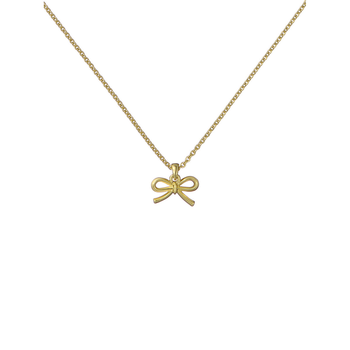 ted baker blaire: mini metal bow pendant necklace