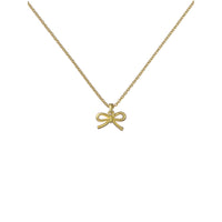 ted baker blaire: mini metal bow pendant necklace