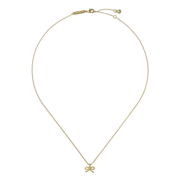 ted baker blaire: mini metal bow pendant necklace