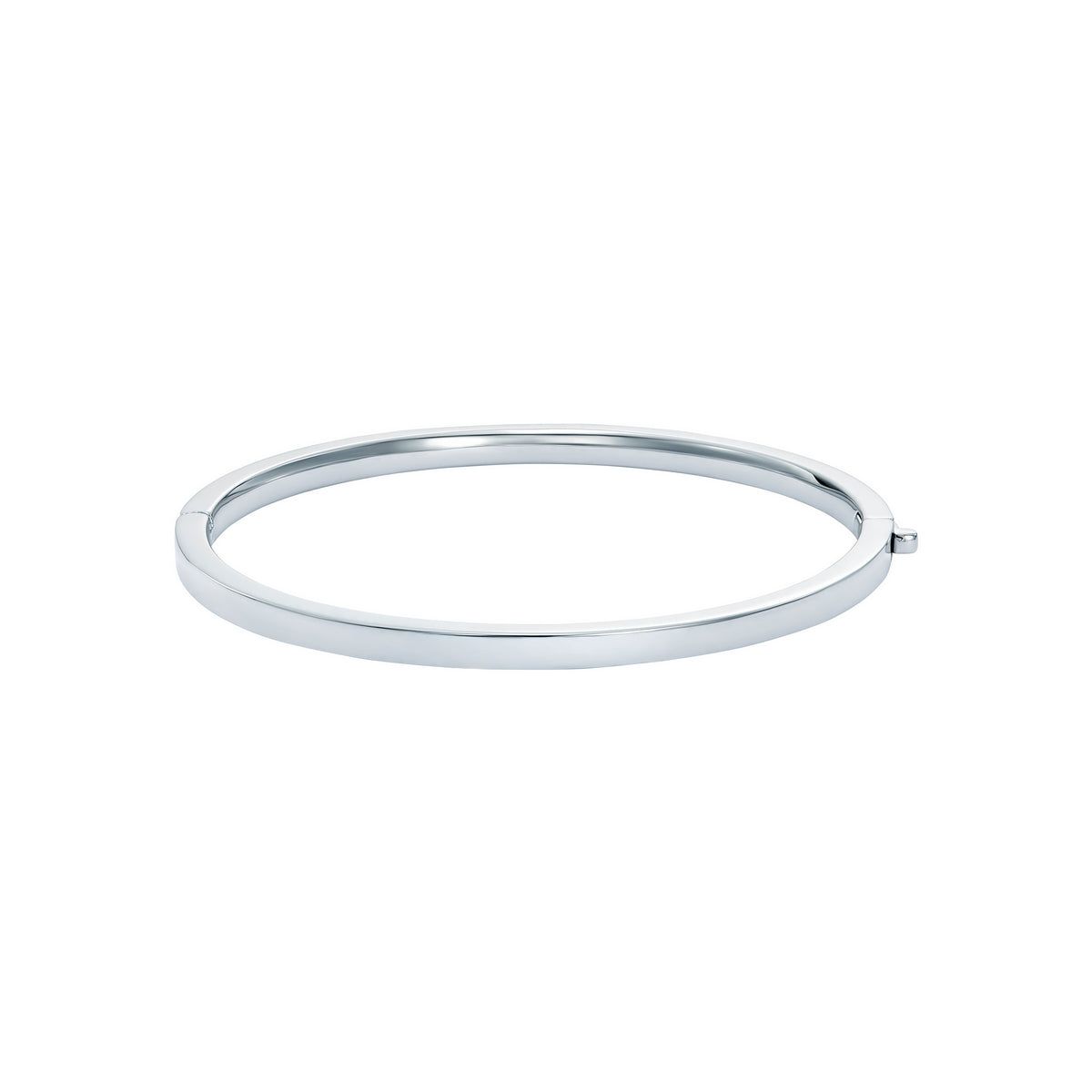 ted baker chrishell: logo slim silver tone bangle bracelet