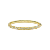 ted baker torvi: crystal twist hinged gold tone bangle bracelet