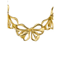 ted baker leona: abstract leaf statement necklace