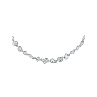 ted baker julie: jewel chain crystal silver tone necklace