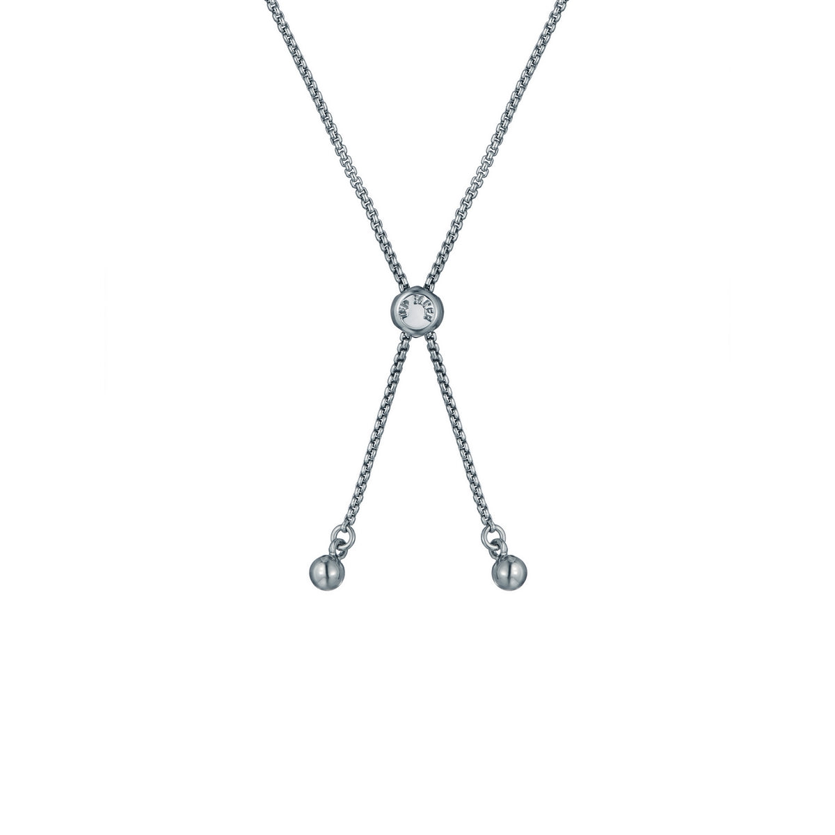 ted baker juliet: jewel chain crystal silver tone drawstring bracelet