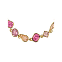 ted baker juliet: jewel chain crysta gold tonel drawstring bracelet