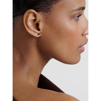 ted baker hailey: enamel heart gold tone stud earrings