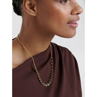 ted baker hazel: enamel heart gold tone chain necklace