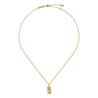 ted baker miley: crystal cluster gold tone pendant