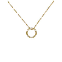 ted baker heri: crystal hoop gold tone pendant necklace