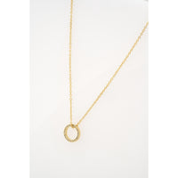 ted baker heri: crystal hoop gold tone pendant necklace