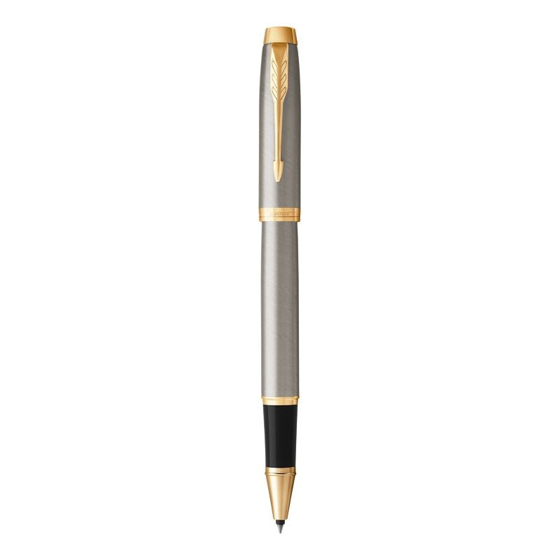 parker im ballpoint stainless with gold trim