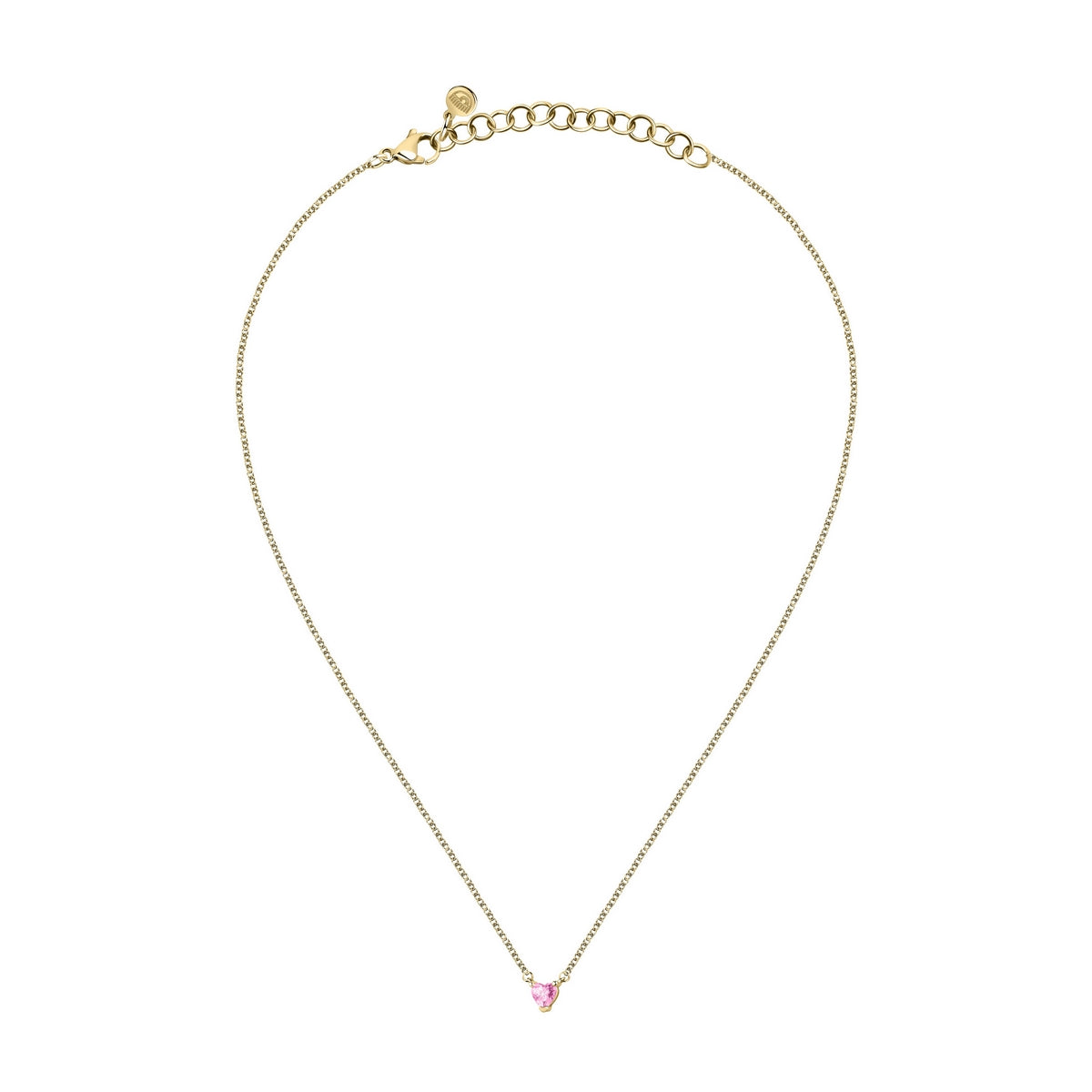 chiara ferragni diamond heart yg pendant 38cm + 4cm fairy tale heart stone