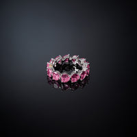 chiara ferragni infinity love pink ring size o1/2