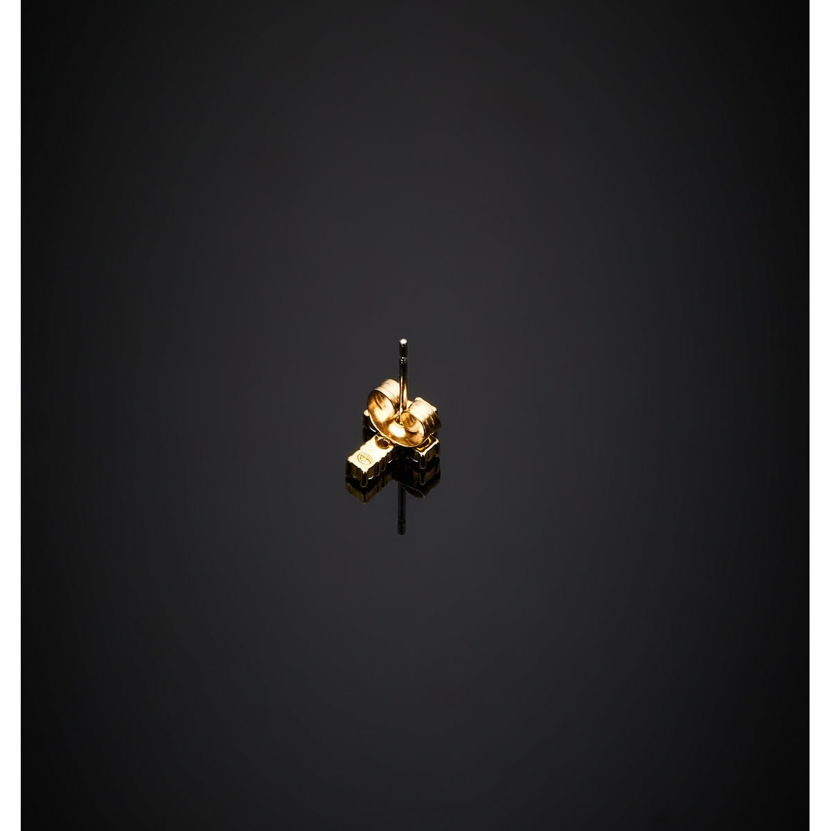 chiara ferragni croci earring cross with wh cz+yg plated 9mm
