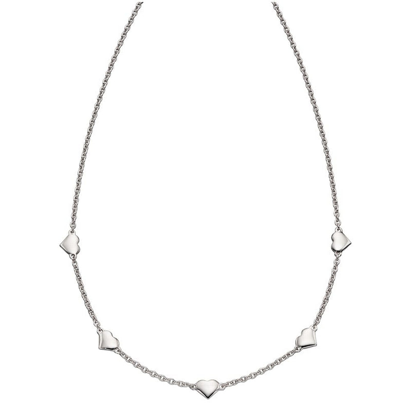 allegra  5 heart necklace