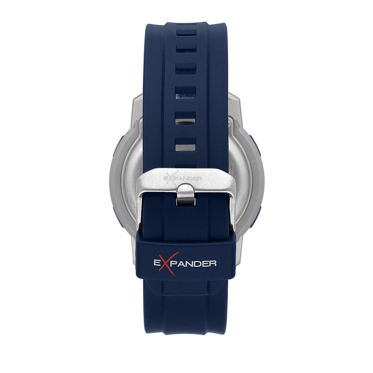 sector expander ex-37 45mm digital blue pu strap watch
