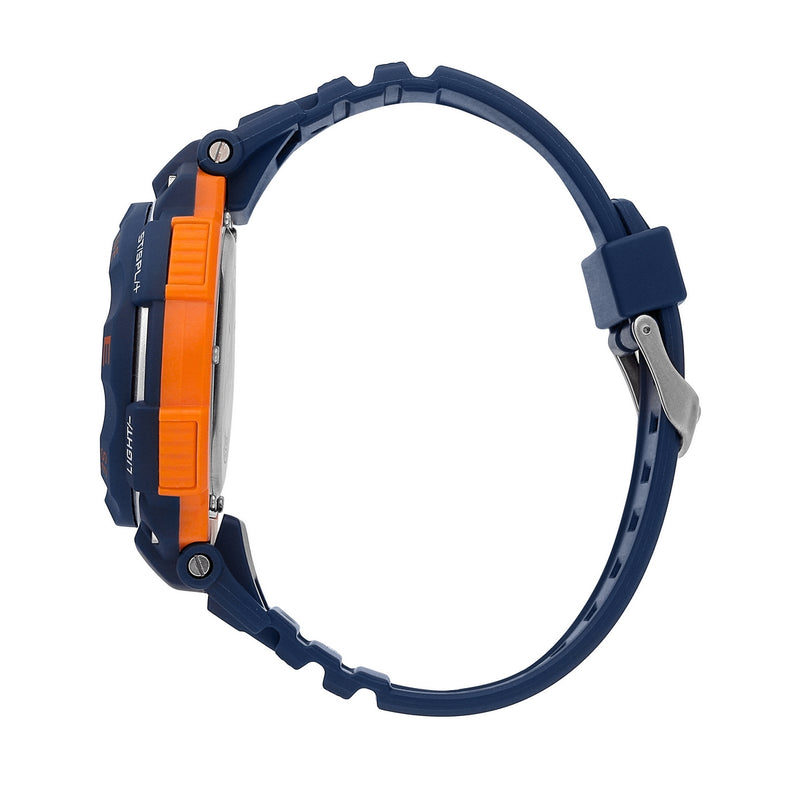 sector expander ex-35 51mm digital blue pu strap watch