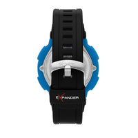 sector expander ex-35 51mm digital black pu strap watch