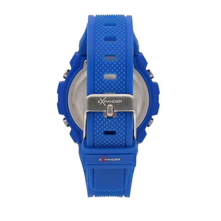 sector expander ex-10 40mm digital white dial blue str watch