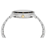 lorus solar two tone grey dial braclet watch