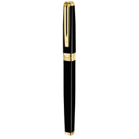 waterman - exception- fountain pen slim black with gold trim