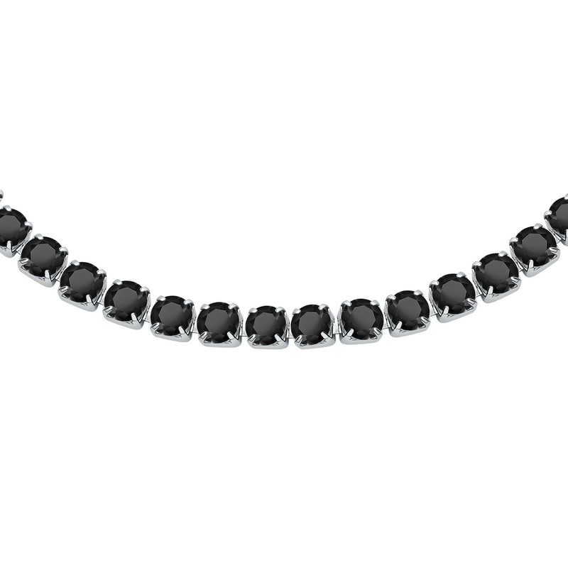 sector tennis braceletblack crystals 22cm