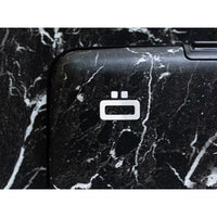 ogon stockholm carbon aluminium credit card holder marble print