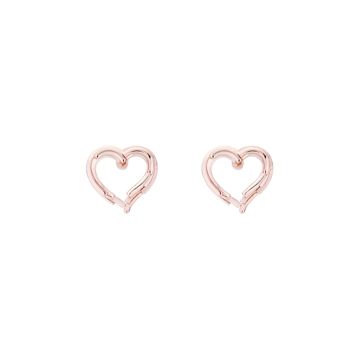 ted baker- layered heart stud earring