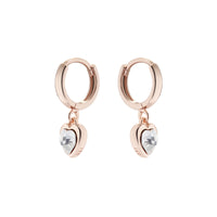 ted baker-crystal heart rose gold ear charms