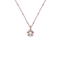 ted baker ravela: razzle dazzle rose gold tone clear crystal pendant